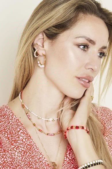 Ohrringe Pearls On Me Silber Edelstahl h5 Bild2
